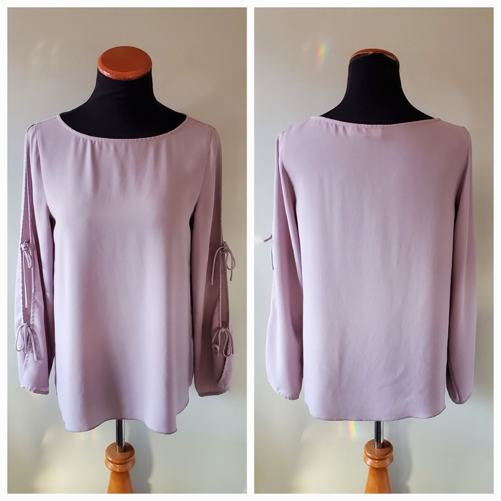 Wilfred S Whimsigoth Feminine Romantic Dainty Contemporary Pastel Chiffon Blouse - Picture 6 of 16